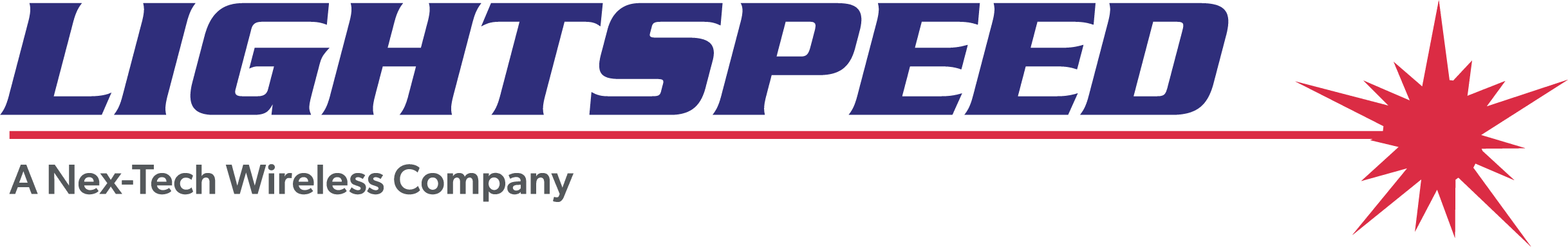 lightspeed logo red blue white